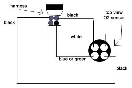 Honda oxygen sensor wire colors #1