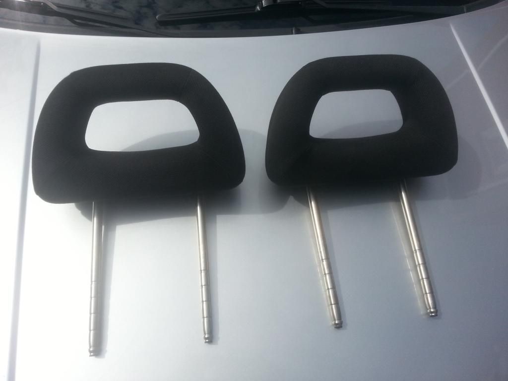 Black Cloth Beetle Headrests VW Vortex Volkswagen Forum