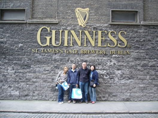 Outside Guinness Storehouse
