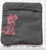 Tango Dancers Zipper Case, Tango Dancers Zipper Case Size is about 7 inches by 7 inches $10.00