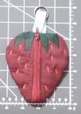 Strawberry Zipper Case, Strawberry Zipper Case size is about 4 inches by 4 inches $8.00