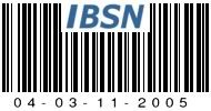 IBSN: Internet Blog Serial Number 04-03-11-2005