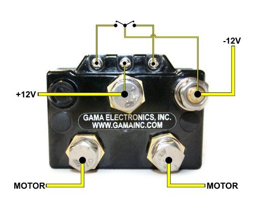 Wiring Advice For A Reversing Dc Motor Like An Anchor Winch