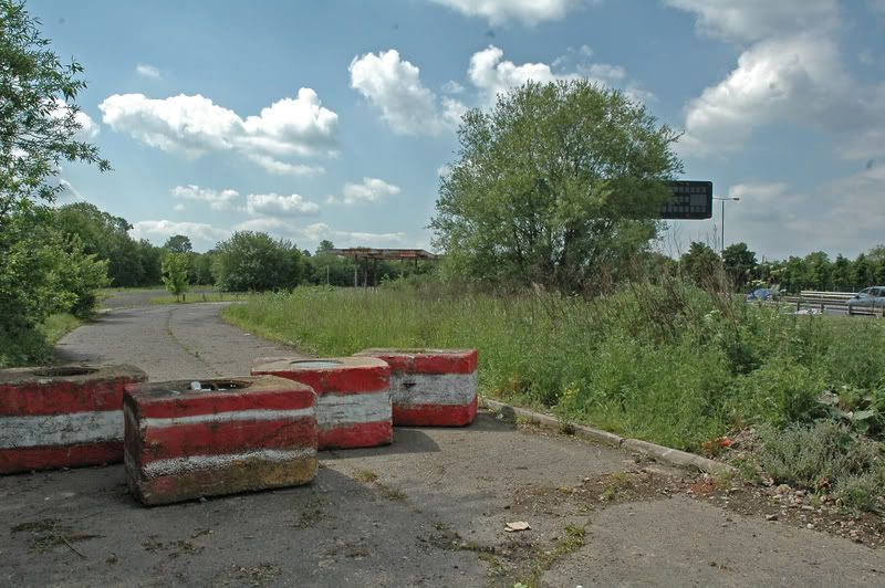 Abandoned Petrol Station, A38 near Derby