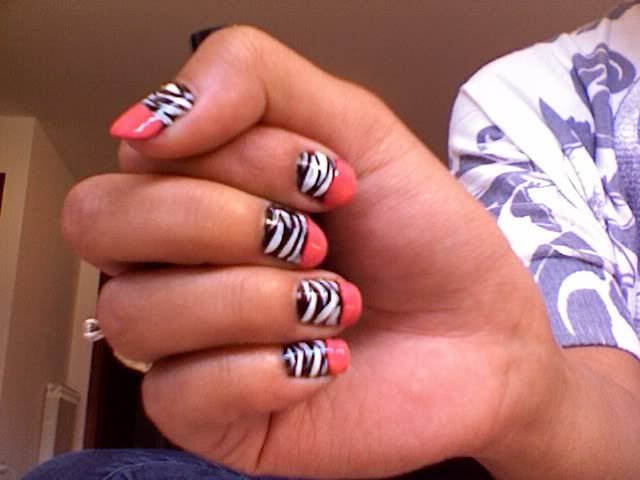 zebra designs for nails