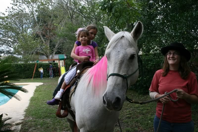 Pony rides for a birthday party in Jacksonville, FL