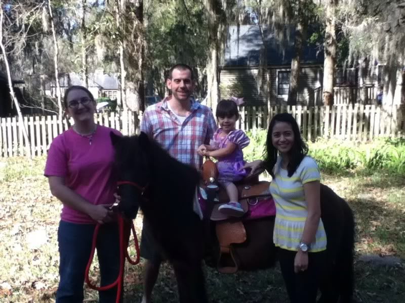 Awesome Tangled Rapunzel birthday pony party in Gainesville, FL with our black pony Magic