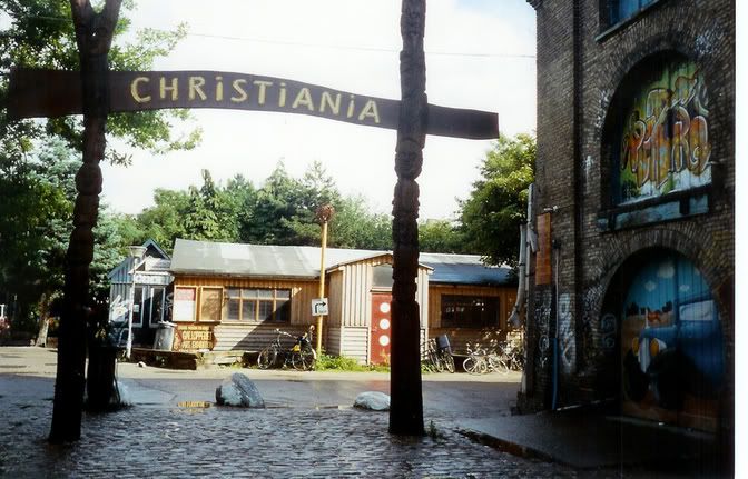 entrance to Christania