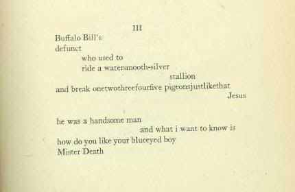 earliest was "Buffalo Bill's / defunct" (see image). Note that ...