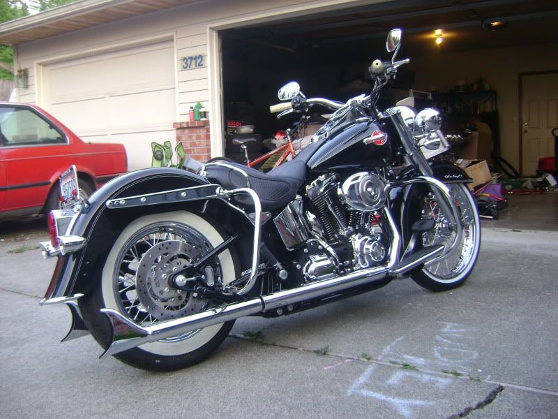 Deluxe owners...Show me your Highway Bars Harley Davidson Forums