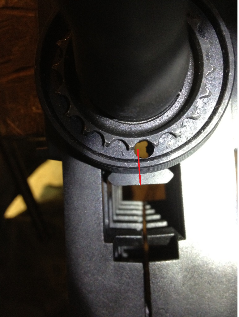 Gas tube hole misalignment?