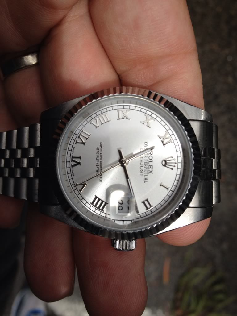 rolex datejust without cyclops