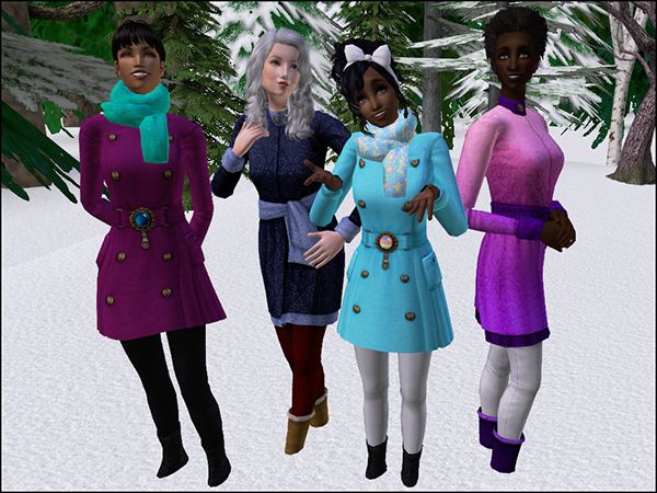 Preview of winter coats & scarves
