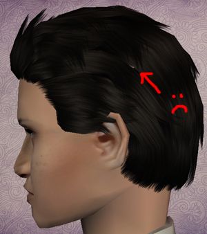 Trapping Short Wavy Messy hair issue