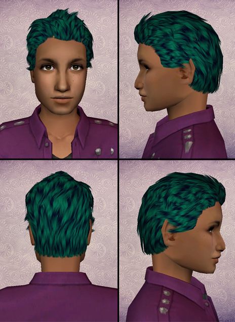 Trapping Short Wavy Messy hair preview 2 - angles