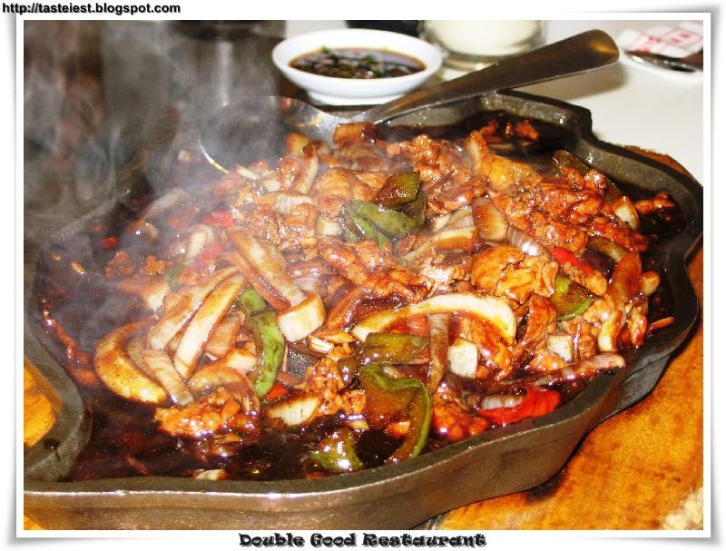 Sizzling Deer Meat with Black Pepper