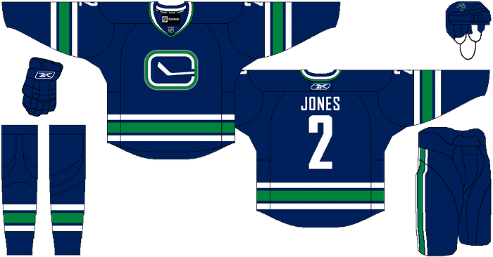 vancouver canucks johnny canuck jersey