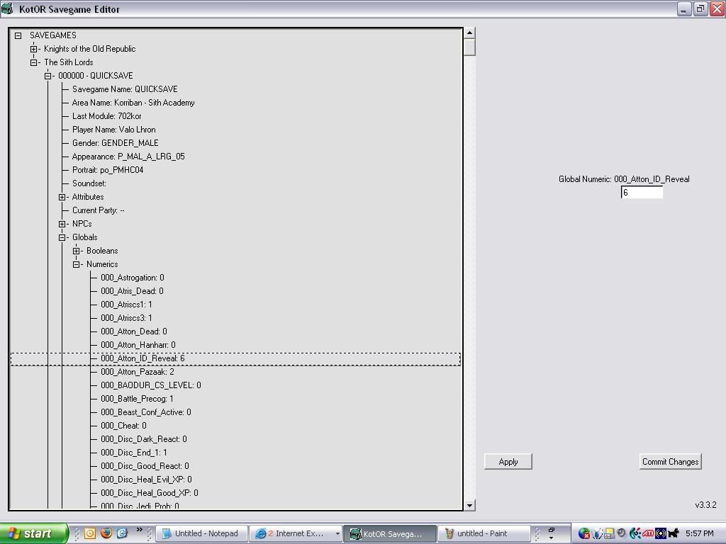 Kotor Game Save Editor