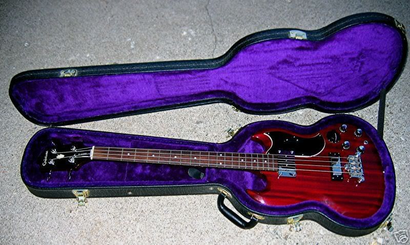 epiphone elitist eb3 bass guitar