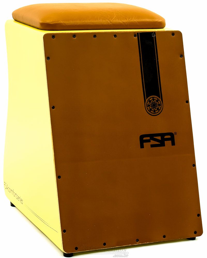 Cajón FSA Confort Series Bege FCA4502 Assento com Almofada e Dupla