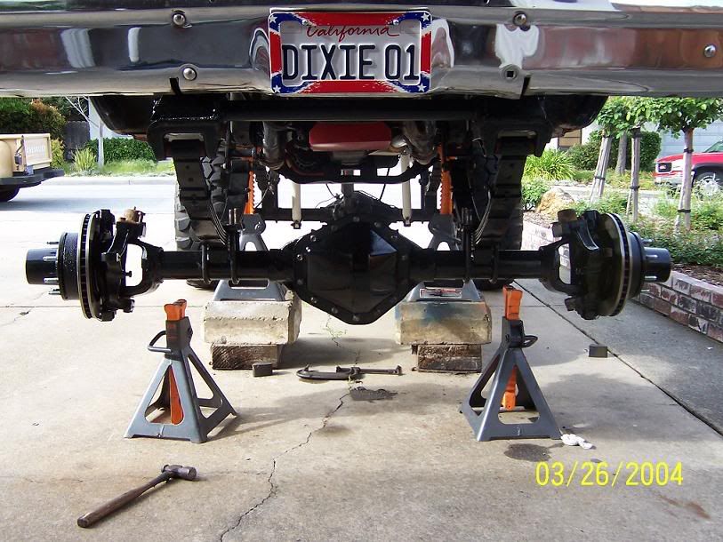 14 bolt axle with D60 "C's" on it Perfect rear steer axle. 4x4 and OffRoad Forum