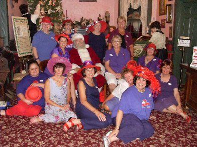the Jersey Tomatoes chapter of the Red Hat Society