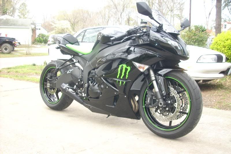 Kawasaki Ninja Zx 6r Monster. 2009 zx6r monster : Kawasaki