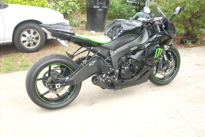 Stretched/lowered 09 monster ZX Forums