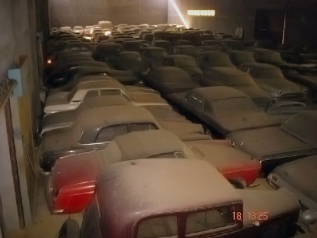 Barn Full Of Vintage Cars 57
