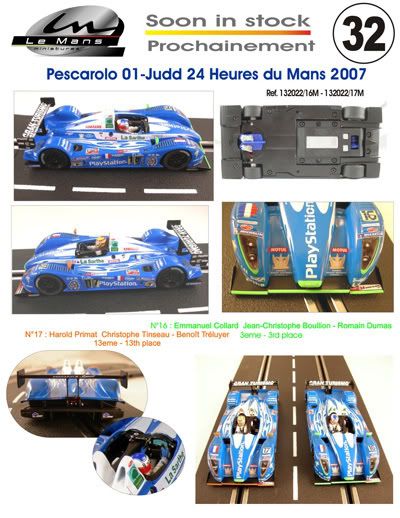 The LeMans Miniatures Pescarolo will arrive in the US within the next day or