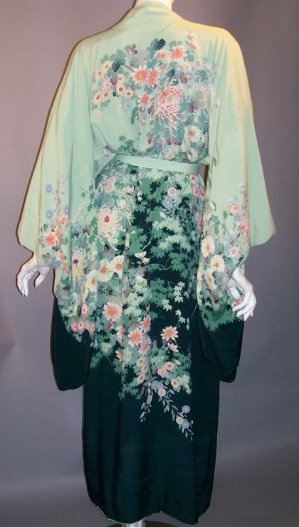 Dorothea's Closet Vintage Lingerie Japanese 30s 20s KIMONO Reversible Rayon Dorothea's Closet Vintage Lingerie Japanese 30s 20s KIMONO Reversible Rayon