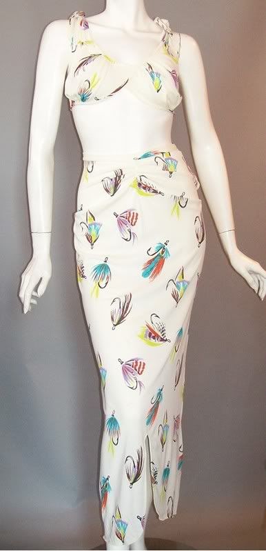 fly fishing print pajamas