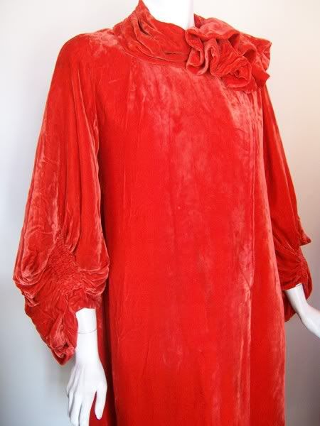 20s robe velvet robe