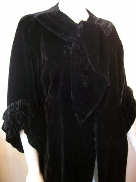 20s clothing velvet coat