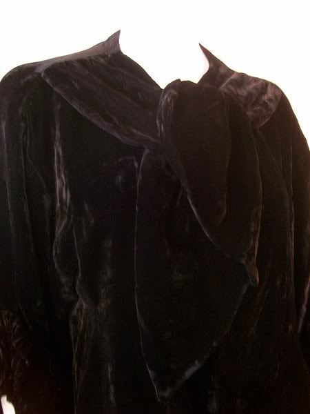 20s coat velvet coat