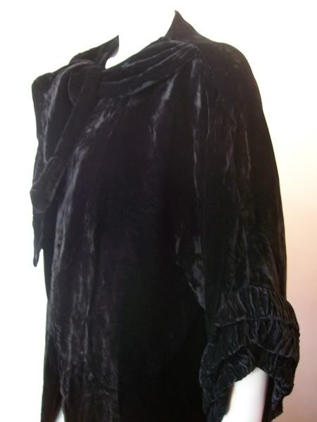 vintage clothing velvet coat