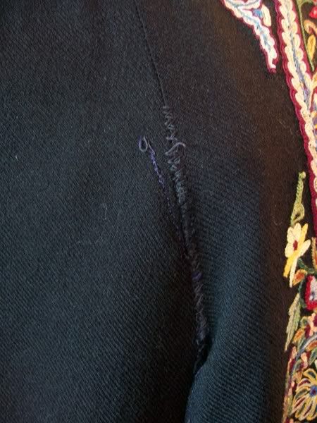 vintage cape kashmir cape