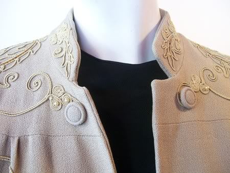 40s coat swing coat beaded coat