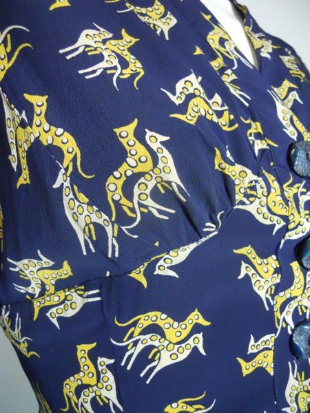 30s blouse deco blouse