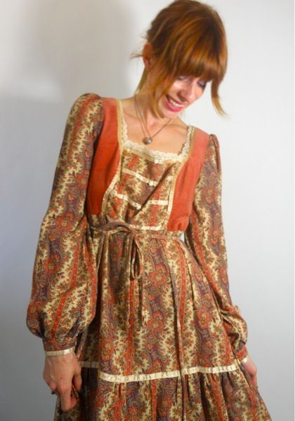 70s dress vintage clothing