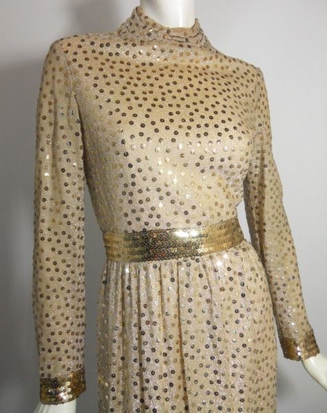 70s dress vintage dress victor costa