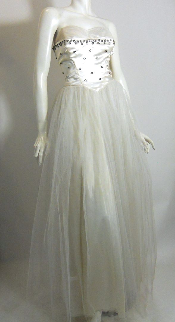 50s gown vintage gown