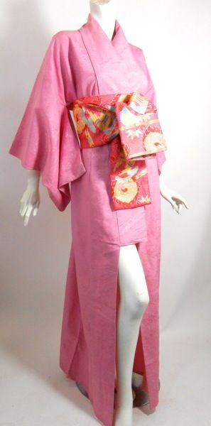 60s kimono pink kimono