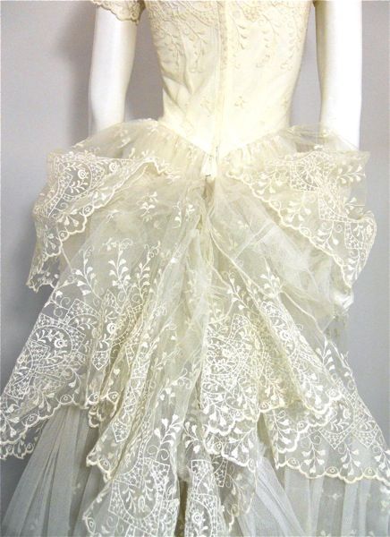 50s wedding gown vintage wedding dress