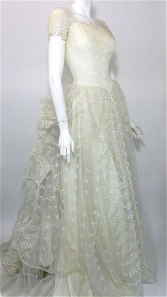 50s wedding dress vintage weding dress