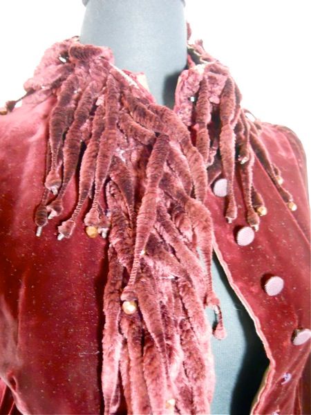 velvet victorian clothing