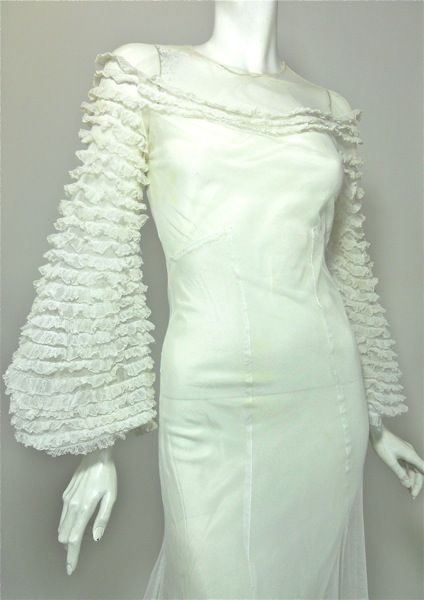 30s wedding gown vintage wedding gown