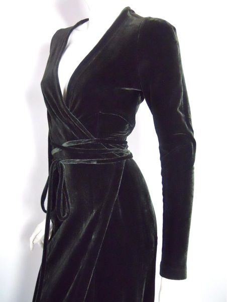 donna karan wrap dress