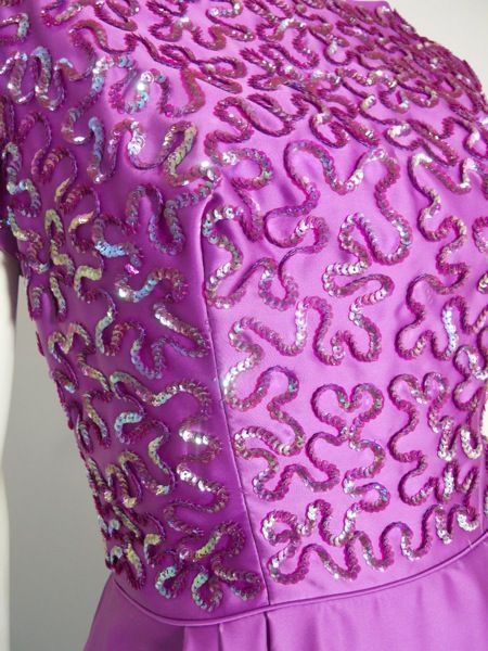 60s gown sequined gown
