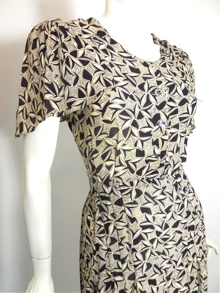 30s dress vintage clothing